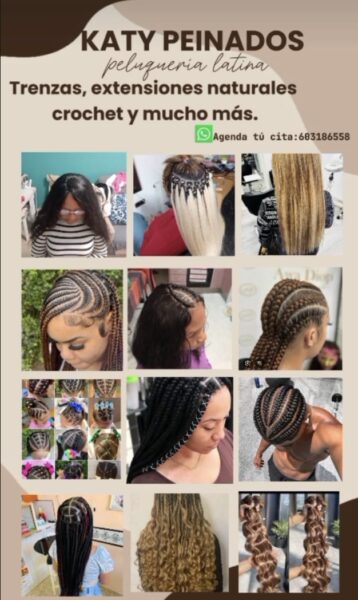 trenzas y postura de extensiónes