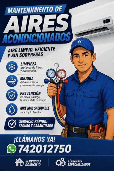 Mantenimiento de aires acondicionados
