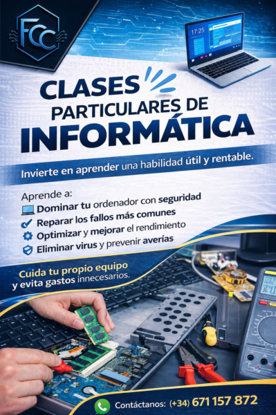 Clases particulares de informática