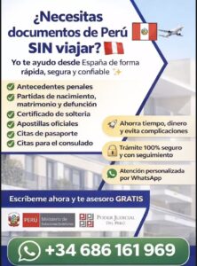 Documentos de Perú Sin viajar
