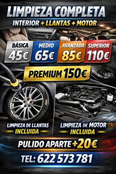 Limpieza de coche