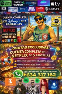 CUENTAS PREMIUM 4K DISPONIBLES