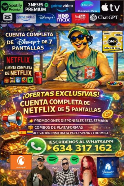 CUENTAS PREMIUM 4K DISPONIBLES