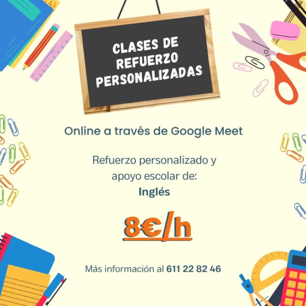 Clases de refuerzo - Inglés